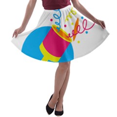 Celebration Injecting A-line Skater Skirt by Mariart