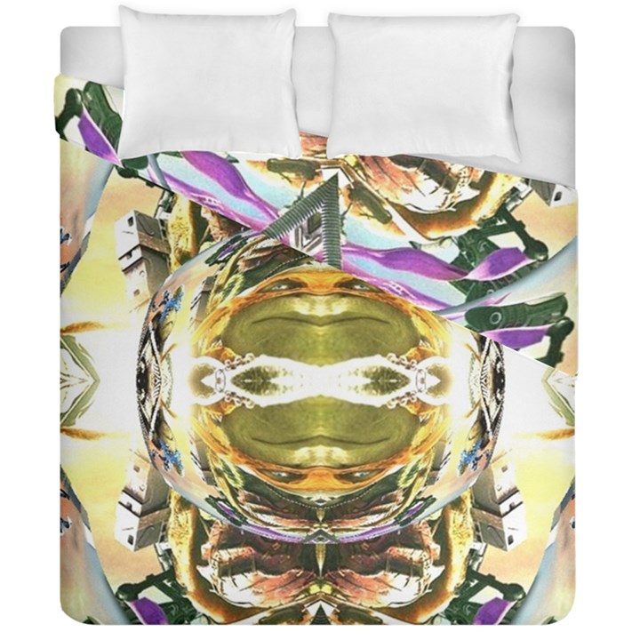 Teenage Mutant Ninja Turtles Michelangelo And Leonardo 3d Effect Duvet Cover Double Side (California King Size)