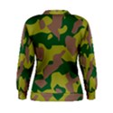 Camouflage Green Yellow Brown Women s Sweatshirt View2