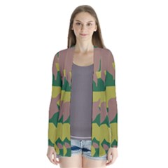 Camouflage Green Yellow Brown Cardigans by Mariart