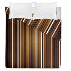 Brown Line Image Picture Duvet Cover Double Side (queen Size) by Mariart