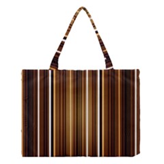 Brown Line Image Picture Medium Tote Bag by Mariart