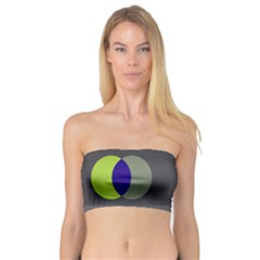 Circles Line Color Rainbow Green Orange Red Blue Bandeau Top by Mariart