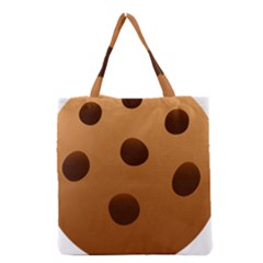 Cookie Chocolate Biscuit Brown Grocery Tote Bag by Mariart