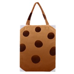 Cookie Chocolate Biscuit Brown Classic Tote Bag by Mariart