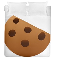 Cookie Chocolate Biscuit Brown Duvet Cover (queen Size)