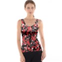 Bloodshot Camo Red Urban Initial Camouflage Tank Top View1