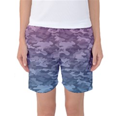 Celebration Purple Pink Grey Women s Basketball Shorts by Mariart