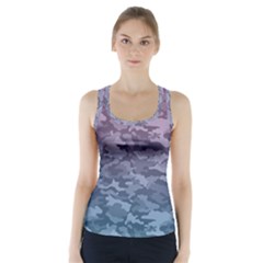 Celebration Purple Pink Grey Racer Back Sports Top by Mariart