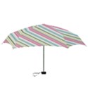 Diagonal Stripes Color Rainbow Pink Green Red Blue Mini Folding Umbrellas View3