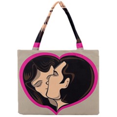 Don t Kiss With A Bloody Nose Face Man Girl Love Mini Tote Bag by Mariart