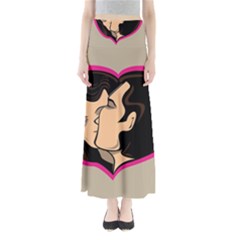 Don t Kiss With A Bloody Nose Face Man Girl Love Maxi Skirts by Mariart