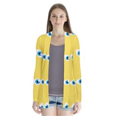 Eye Blue White Yellow Monster Sexy Image Cardigans by Mariart