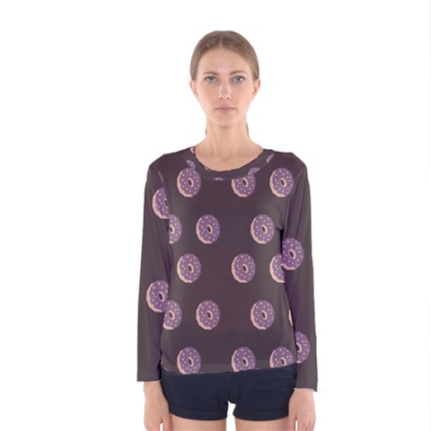 Donuts Women s Long Sleeve Tee by Mariart