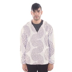 Flower Floral Star Sakura Purple Hooded Wind Breaker (men) by Mariart