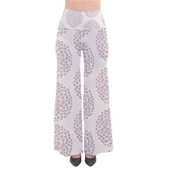 Flower Floral Star Sakura Purple Pants by Mariart