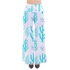 Forest Drop Blue Pink Polka Circle Pants by Mariart