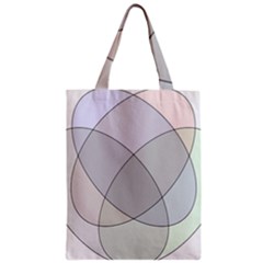 Four Way Venn Diagram Circle Zipper Classic Tote Bag by Mariart