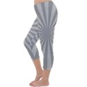 Grey Starburst Line Light Capri Winter Leggings  View2