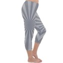 Grey Starburst Line Light Capri Winter Leggings  View3