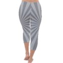 Grey Starburst Line Light Capri Winter Leggings  View4