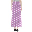 Heart Love Valentine White Purple Card Maxi Skirts View2