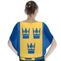 King Queen Crown Blue Yellow Blouse View2