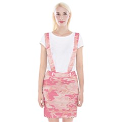 Initial Camouflage Camo Pink Suspender Skirt by Mariart