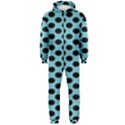 Polka Dot Blue Black Hooded Jumpsuit (Men)  View1