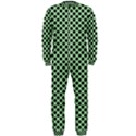 Polka Dot Green Black OnePiece Jumpsuit (Men)  View1