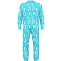 Record Blue Dj Music Note Club OnePiece Jumpsuit (Men)  View2