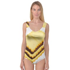 Sandwich Biscuit Chocolate Bread Princess Tank Leotard  by Mariart