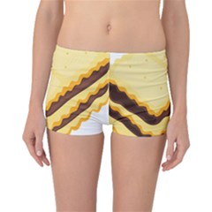 Sandwich Biscuit Chocolate Bread Boyleg Bikini Bottoms by Mariart