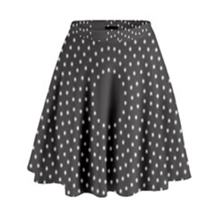 Round Stitch Scrapbook Circle Stitching Template Polka Dot High Waist Skirt by Mariart