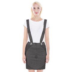 Round Stitch Scrapbook Circle Stitching Template Polka Dot Suspender Skirt by Mariart