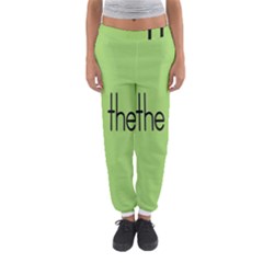 Sign Green The Women s Jogger Sweatpants by Mariart