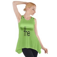 Sign Green The Side Drop Tank Tunic