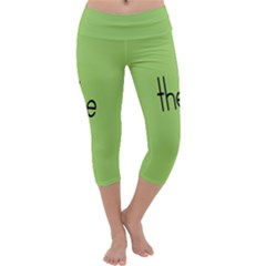 Sign Green The Capri Yoga Leggings by Mariart