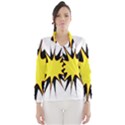 Spot Star Yellow Black White Wind Breaker (Women) View1