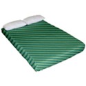 Striped Green Fitted Sheet (California King Size) View2