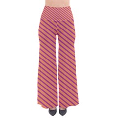 Striped Purple Orange Pants by Mariart