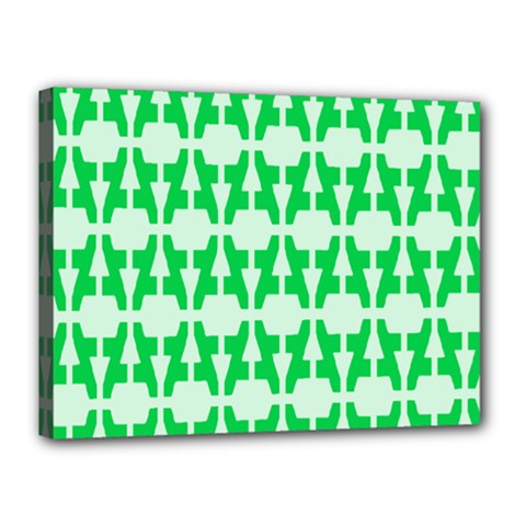 Sign Green A Canvas 16  X 12  by Mariart