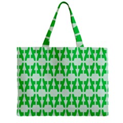 Sign Green A Zipper Mini Tote Bag by Mariart