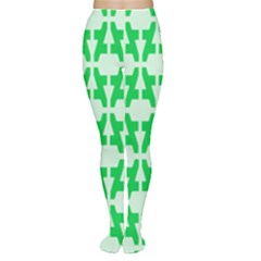 Sign Green A Women s Tights by Mariart