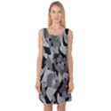 Urban Initial Camouflage Grey Black Sleeveless Satin Nightdress View1