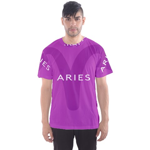 Zodiac Aries Men s Sport Mesh Tee by Mariart