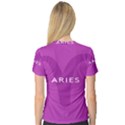 Zodiac Aries Women s V-Neck Sport Mesh Tee View2