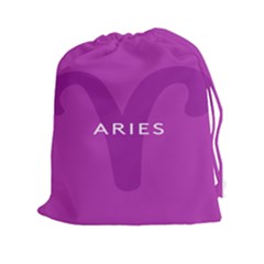 Zodiac Aries Drawstring Pouches (xxl) by Mariart