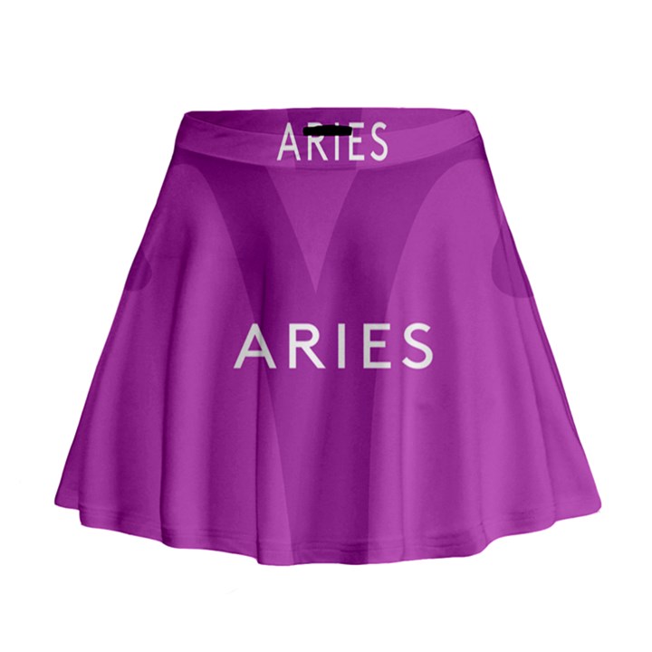 Zodiac Aries Mini Flare Skirt