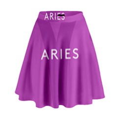 Zodiac Aries High Waist Skirt by Mariart